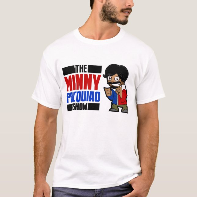 Minny Pacquiao tecknad T Tee (Framsida)