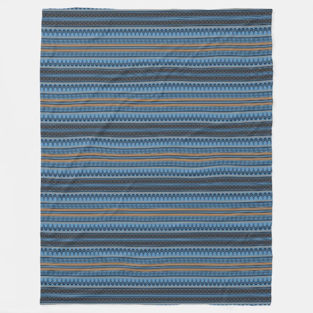 Minoan Blue Fleece Blanket II (Framsidan)