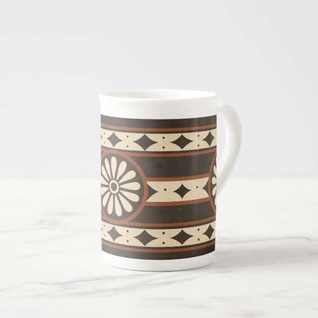 Minoan Design Benporslin Mugg (Framsida höger)