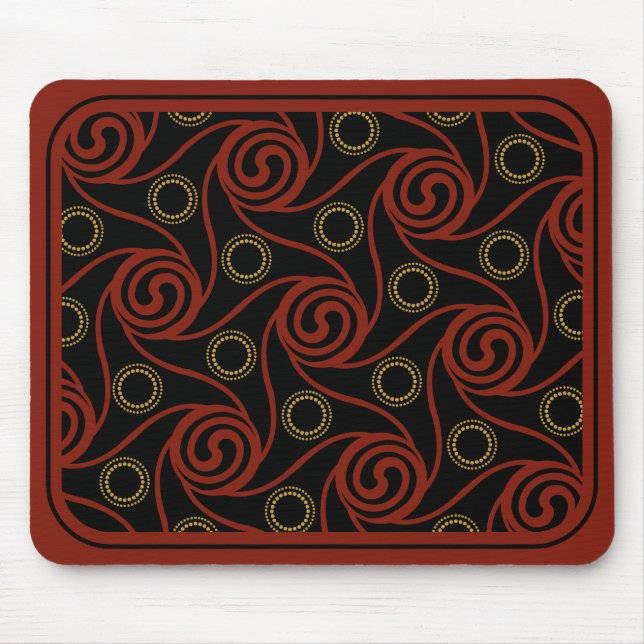 Minoan Labyrinter Spiral Mousepad Musmatta (Framsidan)