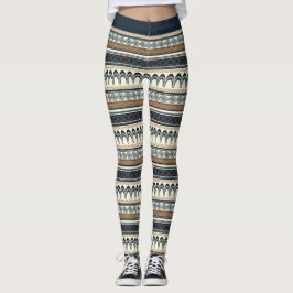 Minoan-stil Mönster Leggings