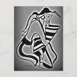 Minoan Woman in Think Vykort
