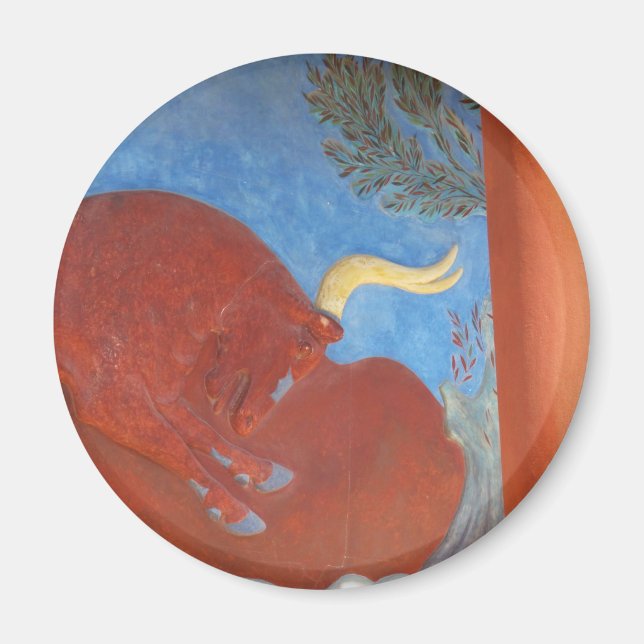 Minoanpalats av Knossos RED BULL Magnet (Framsidan)