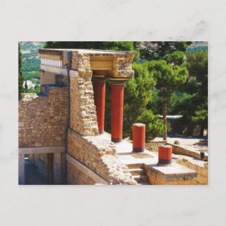 Minoanpalatset i Knossos bild Vykort