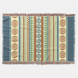 Minoansk Majestät: Ancient Aegean Throw Blanket Filt