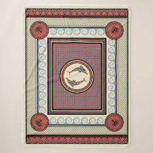 Minoisk palats Sherpa-filtsblanket