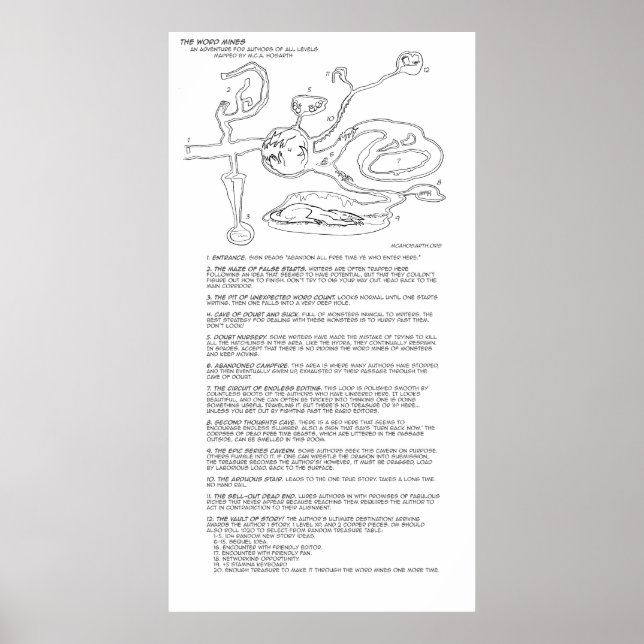 Minorna i Ord Poster (Framsidan)