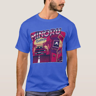 Minoru Personlig Vintage Gamer 80- och 90-tal T Shirt