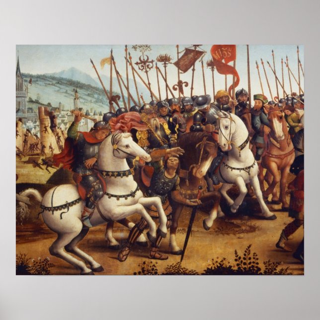 Minos, Kung på Kreta, har brutit Aten från Poster (Framsidan)