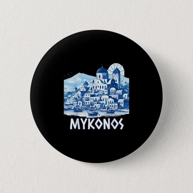 Minosön Grekland Grekiskt Minne Sommarlov Knapp (Framsida)