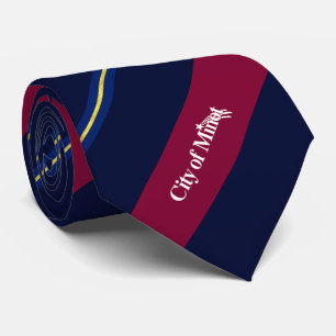 Minot (North Dakota) City flagga Neck Tie Slips