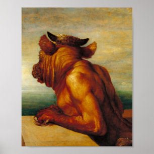Minotaur (av George Frederic Watts) Poster