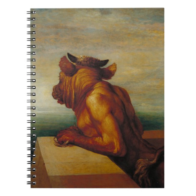 Minotaur George Frederic Watts Art Anteckningsbok (Framsidan)