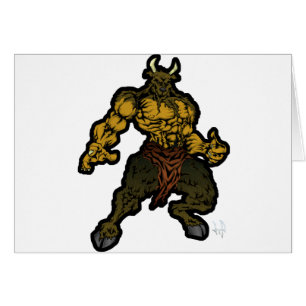 Minotaur Hälsningskort