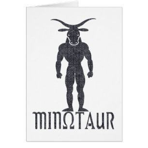 Minotaur Hälsningskort