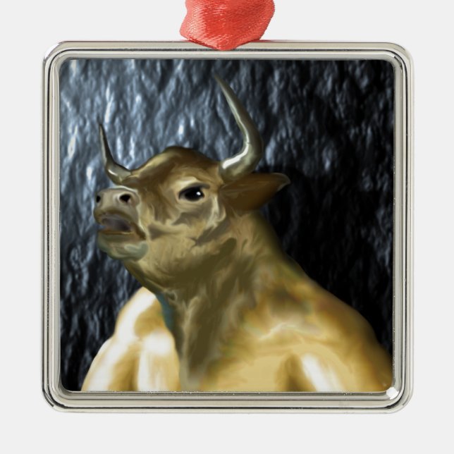 Minotaur Julgransprydnad Metall (Framsidan)