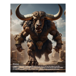 Minotaur Perfect Poster