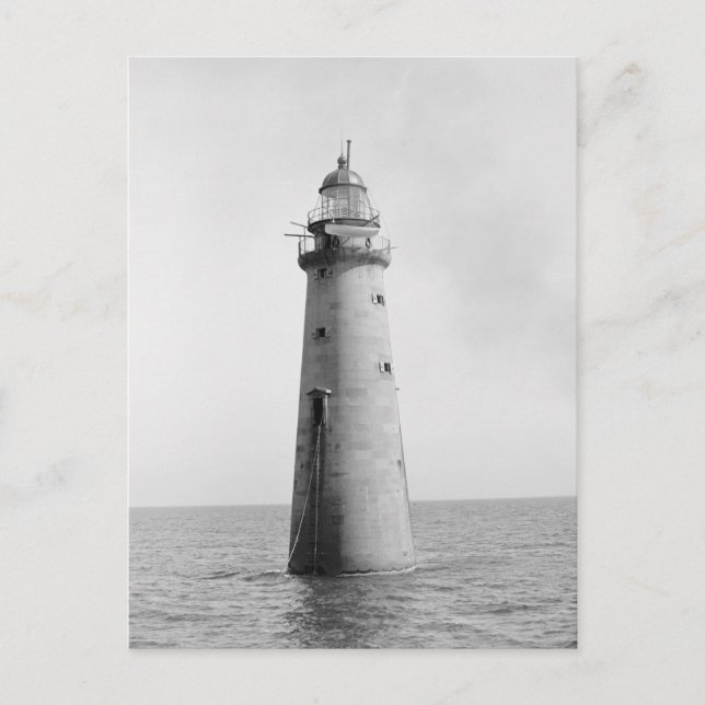 Minot's Ledge Light, 1880 Vykort (Framsida)