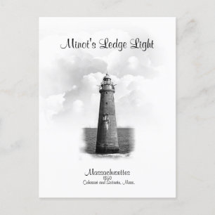 Minot's Ledge Light - Massachusetts Vykort