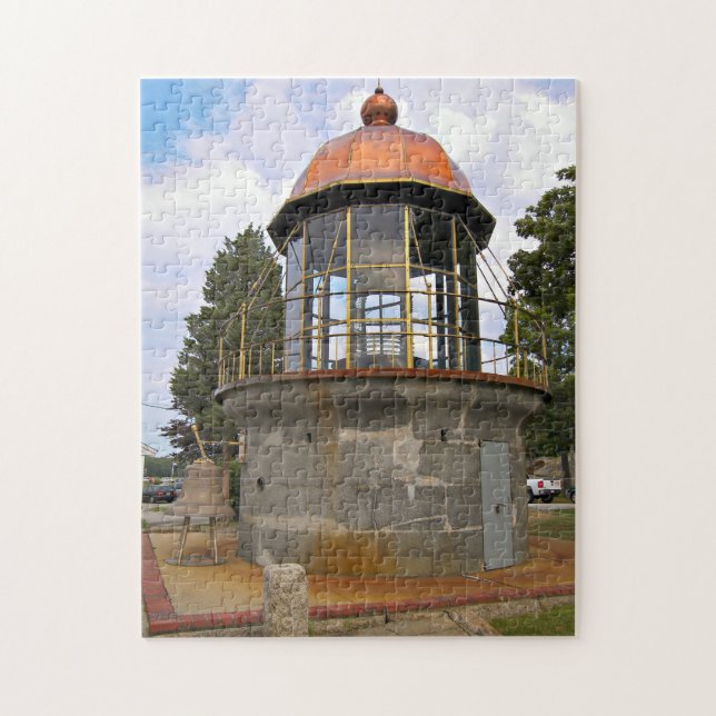 Minots Ledge Lighthouse Lantern Jigszle Puzzle Pussel (Vertikal)