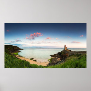 Minou Lighthouse Frankrike Brittany Finistere Poster
