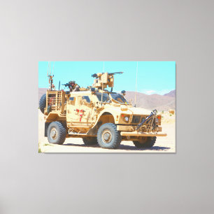 MINRESISTENT AMBUSH-SKYDDAT FORDON 32 x 48 Canvastryck