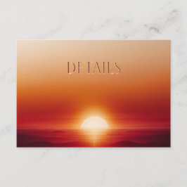 Minset-kort för elegant bröllop tilläggskort