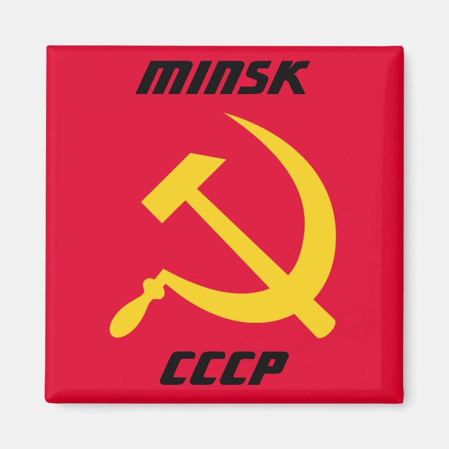 Minsk, CCCP Sovjetunionen Magnet (Framsidan)
