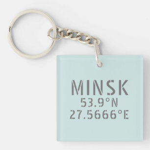 Minsk Latitude Longitud-koordinater