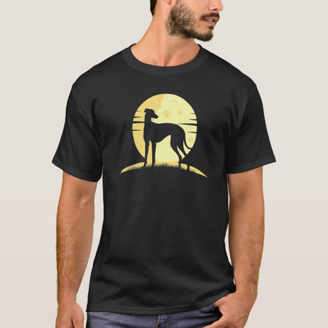 Minsk Vindhund Hundras 7 T Shirt (Framsida)