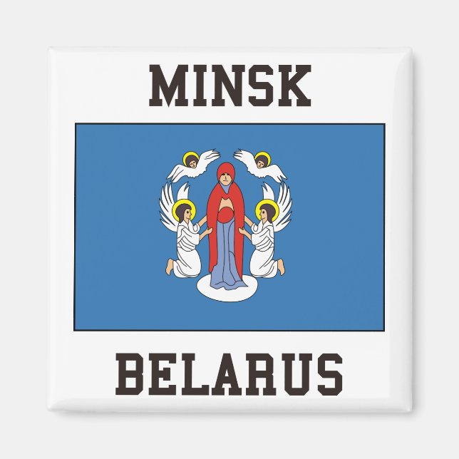 Minsk, Vitryssland Magnet (Framsidan)