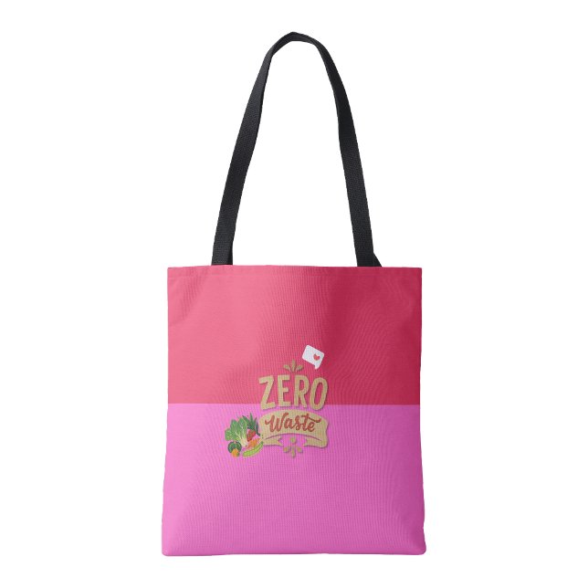 Minska Återanvänd Återvinn Ekologisk - Noll avfall Tygkasse (Reduce Reuse Recycle Eco - Zero waste Tote Bag)