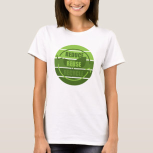 Minska återvinnan för återanvändning t shirt