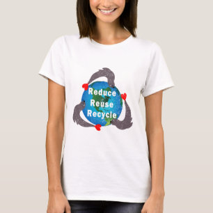 Minska Återvinnan för återanvändning T Shirt