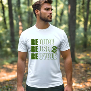 Minska återvinnan för återanvändning t shirt