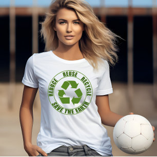 Minska återvinnan för återanvändning t shirt