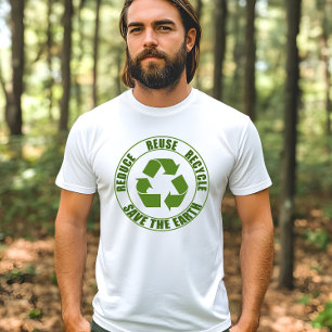 Minska återvinnan för återanvändning t shirt