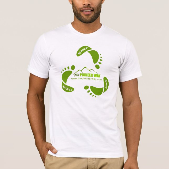 Minska Återvinnan "Made in USA" (Manar) T-shirt fö (Framsida)