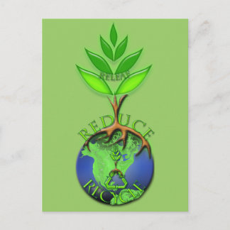 Minska Återvinnan Vykort