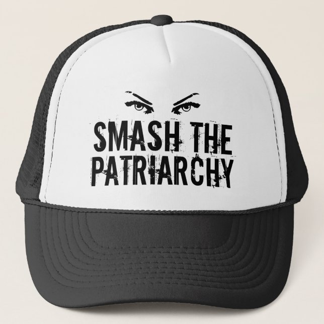 Minska den feministiska citatet Female Öga Keps (Framsida)