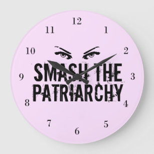Minska den feministiska patriarkin stor klocka