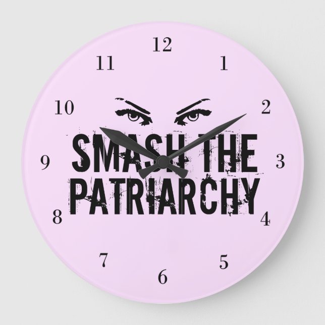 Minska den feministiska patriarkin stor klocka (Framsida)