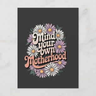 Minska Din Egen Moderskap Roliga Mors Dag Mamma Meddelande Vykort