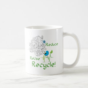 Minska fågel kaffemugg