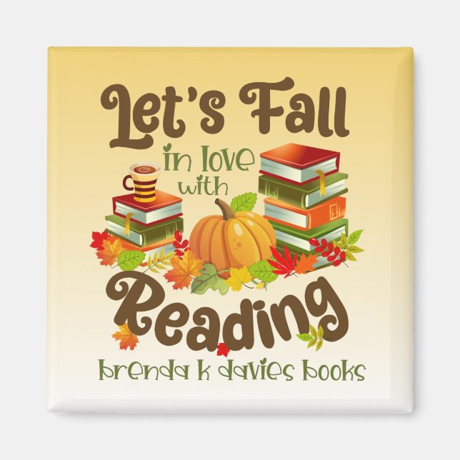 Minska i Kärlek med Brenda K Davies Bokar Magnet (Framsidan)