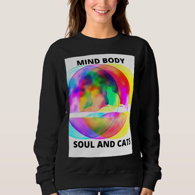 Minska kroppssol och katter t shirt (Framsida)