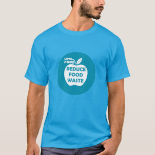 Minska mängden slösat mat som återvinner miljövänl t shirt