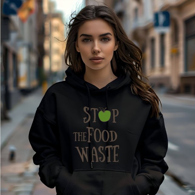 Minska mängden slösat mat som återvinner miljövänl t shirt (Skapare uppladdad)