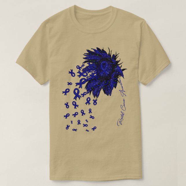 Minska medvetenheten om solrosbondblommor t shirt (Design framsida)