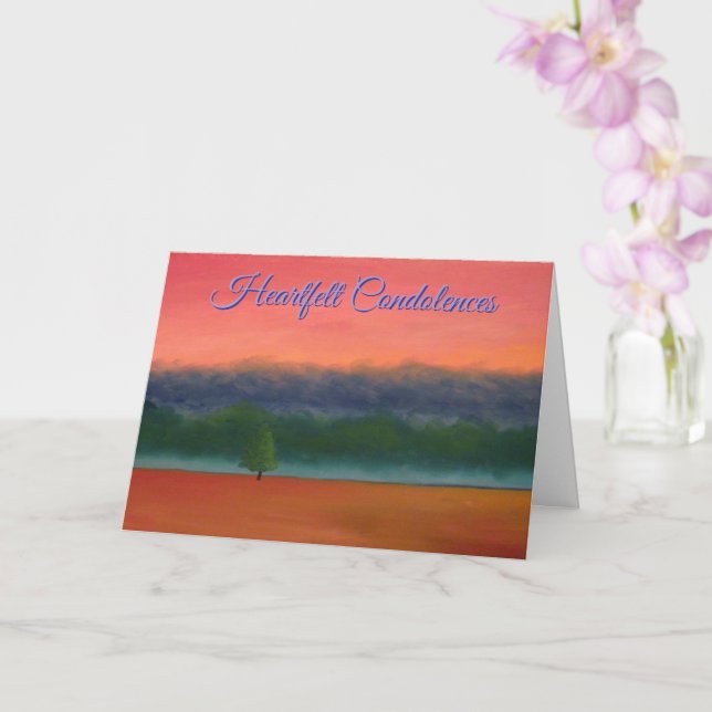 Minska minnesminnet med Orangen Röd Lila Grönt Kort (Orkide)